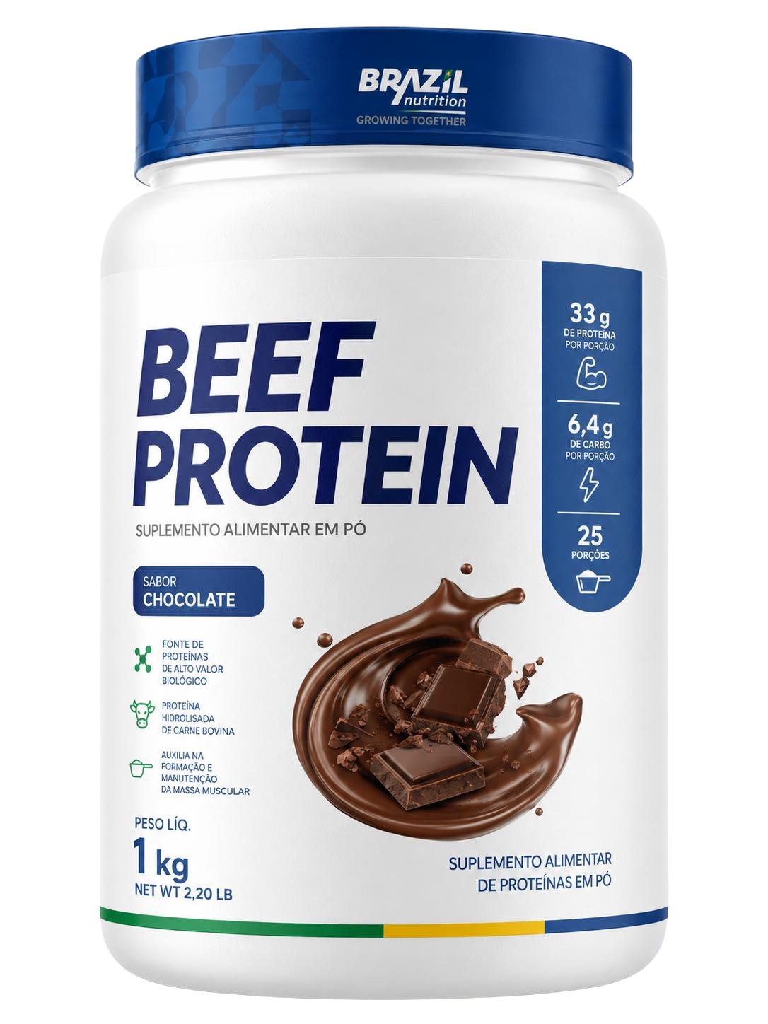Beef Protein + Colágeno 40 g